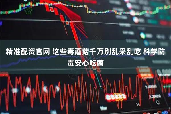 精准配资官网 这些毒蘑菇千万别乱采乱吃 科学防毒安心吃菌